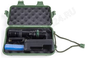 Фонарик Ultra Flash E142 (фонарь акку. CREE 3 ватт, фокус, 3 реж)