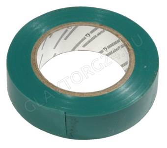 Изолента Volsten V02-7G-13*15-10 (0.13*15мм зеленая) 10м