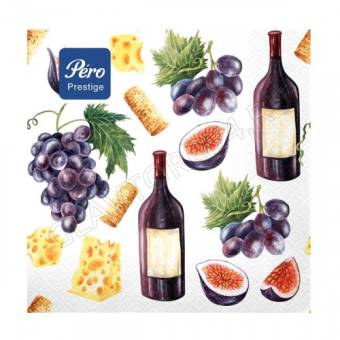 Салфетки бум. Pero Prestige 33х33 "Шато" 20л x 12