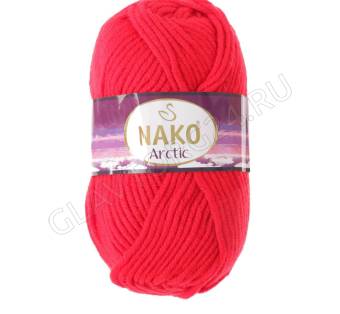 Пряжа "Arctic" 40% шерсть, 60% акрил 100м/100гр (6092 красный)   2724422