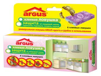 ARGUS клеевая ловушка от пищевой моли 6шт 24/144