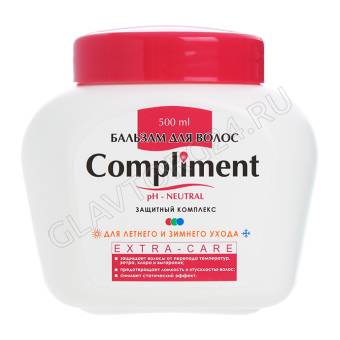 Compliment бальзам д/волос 500мл Extra-Care д/летнего и зимнего ухода