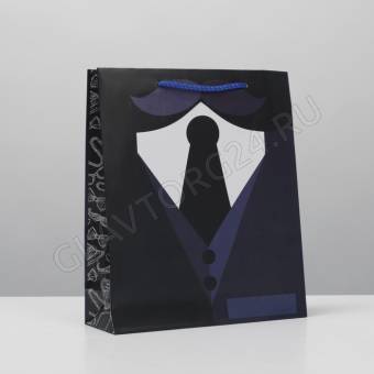 Пакет ламинированный «Костюм», ML 21 х 25 х 8 см 6582734