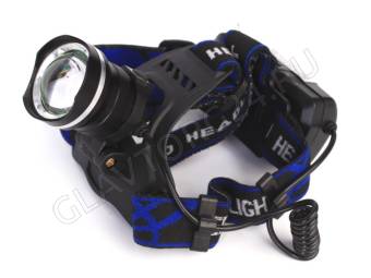 Фонарик Ultraflash LED5337  (налоб акк 3,7В,черн.,1LED, 5 Вт,фокус, 2 ак.3 реж,USB,бокс са)