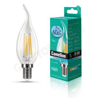 Лампа светодиодная Camelion LED7-CW35-FL/845/E14 ( 7Вт 220В)