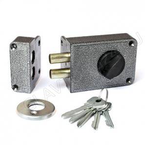 ЗАМОК НАКЛАДНОЙ ЗН 1-3 (серебро)(16)