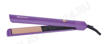 Щипцы для выпрямления волос SAKURA SA-4528V 40Вт 105мм фиолетовый (дубль)
