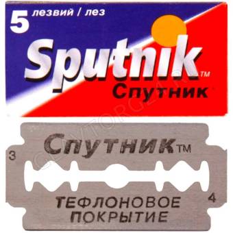 Лезвия Gillette Спутник 5шт в уп/20уп на карте 