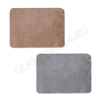 Коврик для ванной Fluffy, тм VETTA, 50x80 см, микрофибра, резиновая подложка TRP, 2 цвета