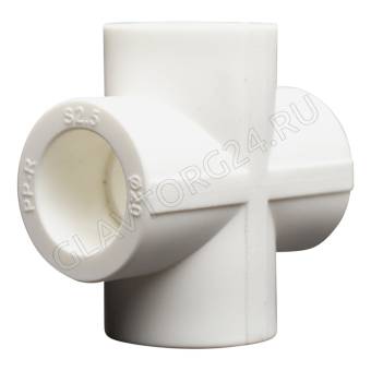 Крестовина DN 20 CTM ПЛАСТ СРК02020
