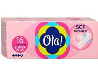 Ola! тампоны SUPER PLUS Шелковистая поверхность уп.16 /18шт