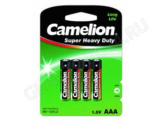 Camelion R03-4бл/48 green батарейка ЦЕНА ЗА БЛИСТЕР