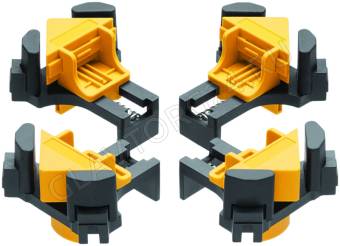 Струбцины угловые нейлоновые, набор 4 шт., 5-22 мм