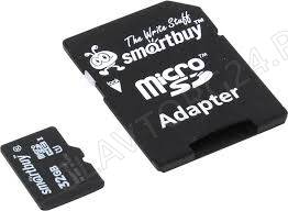 Карта памяти micro SDHC 32Gb SmartBuy Class 10 UHS-I с адаптером