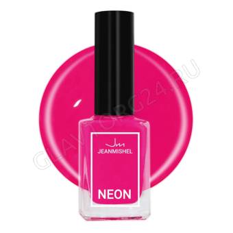 Лак JEANMISHEL НЕОН т 330 6мл Flamingo