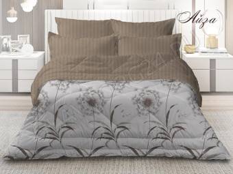 КПБ 1,5сп с одеялом  Микросатин Айза Од140*205+Пр150*215+2Нав(70*70)