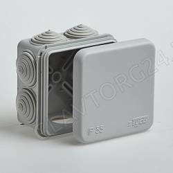 Коробка распаячная ОП 7 вводов IP55 70*70*40мм/67030/162шт
