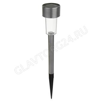Фонарь на солнечной батарее, 30х4.7см, 1LED, белый, 1.2V 40mAh Ni-MH, пластик, нерж.сталь