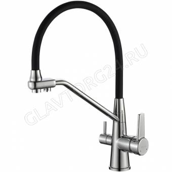 Смеситель DEVIDA для питьевой воды, с черным гибким изливом DVS1509-18N