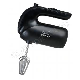Миксер SAKURA SA-6317BK 200Вт 4 насадки черный