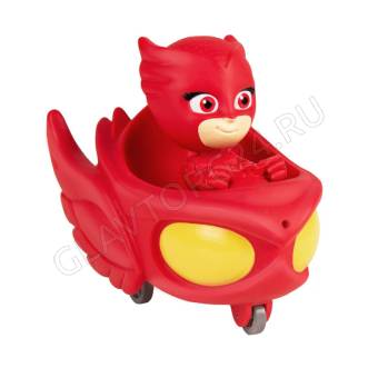Игрушка для ванной Алетт в машине 7*15*15,5см пластик, металл красный Герои в масках 4013502