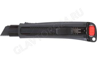 Нож технический 25мм Профи, усиленный прорезиненный/10332