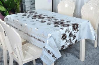 Клеенка HOZBAT Элегия голд на ткани 1,37*20м BTRA-81145C-3-S silver 