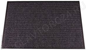 Коврик влаговпитывающий,ребристый 90*120см "Стандарт" серый/6