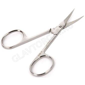 Ножницы маникюрные д/кутик.серебр. zs-B-118-S