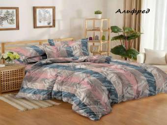 КПБ Евро Domovita Бязь АЛЬФРЕД Под200*220+Пр220*240+2Нав(70*70)