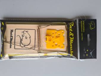 Крысоловка деревянная ЭКСТРА Rat&Mose 48шт