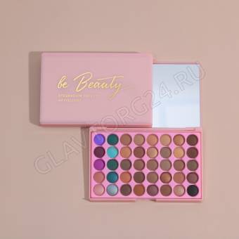 Be Beauty, палетка матовых и сатиновых теней для век, 40 цветов   6969651