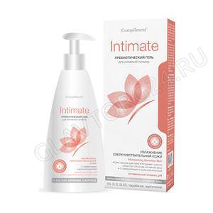 Compliment INTIMATE гель для интимной гигиены с пребиотиками 250мл/12
