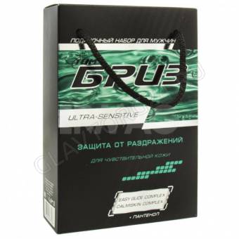 ПН ТимБриз №1262 Ultra-sensitive бирюзовый( кр.д/бр Для чувстит75мл+крем п/бритья Для чувств 75мл)