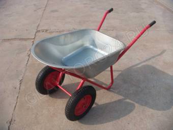 Тачка строительная WB-6420S 2кол. 90л 160кг