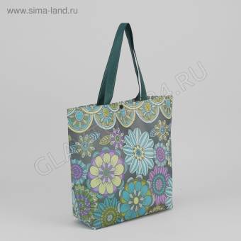 Сумка хоз Фантазия, 42*13*35, отд без молнии, бирюзовый 3005650