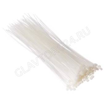 Хомут ЕРМАК нейлоновый для стяжки 2,5х200мм, белый 100шт/уп