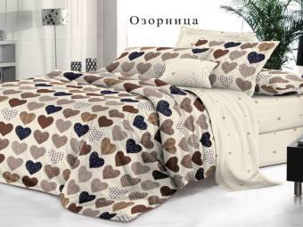 КПБ Семейный Bella Vita Люкс Бязь 2Под143*215+Пр220*240+2Нав(70*70)
