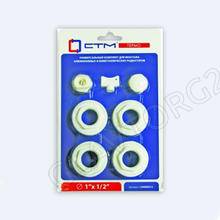 Комплект для радиатора 1/2" без кронштейнов CTM ТЕРМО CARMK012