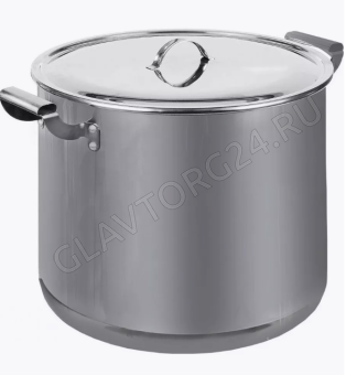 Кастрюля 40л с крышкой (396мм) 1с2021 Аша