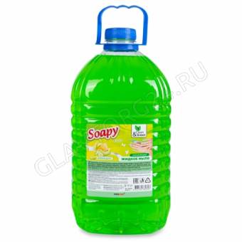 Жидкое мыло "Soapy" light 5л "Зеленая дыня Clean&Green CG8230