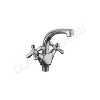 Смеситель для раковины, с двумя рукоятками. хром ACCOONA A9672