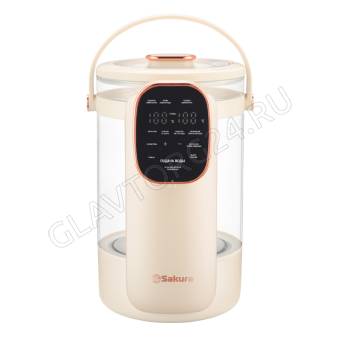 Термопот Sakura SA-1375W 3л 1,2кВт пластик, стекло белый