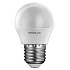 Лампа светод. Ergolux LED-G45-7W-E27-4K (Шар 7Вт E27 4000K 172-265В) NEW — фото