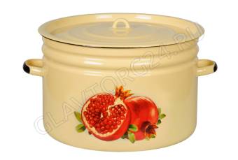 Бак эмалир. 24,0л крем. Гранат 1с29с