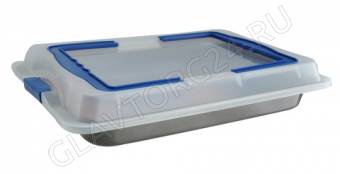Противень Regent глубокий с пл. крышкой 37*25*5.5см Linea EASY арт. 93-CS-EA-2-07