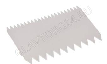 Шпатель кондитерский Зубчики 11х7,5см 1427369