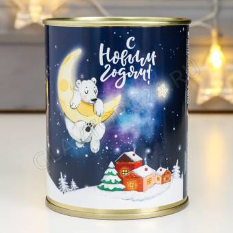 Копилка-банка металл "Загадай желание. Winter time" 6892077
