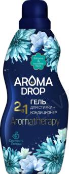 AROMA DROP гель для стирки 2в1 Aromatherapy Свежесть лотоса, 1000 г/6