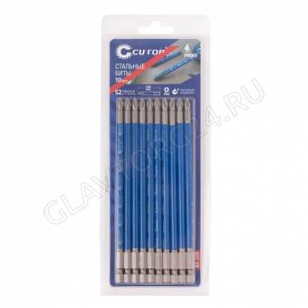 Набор стальных бит, 10 шт., CUTOP Profi, PH2, 150 мм (CUTOP)